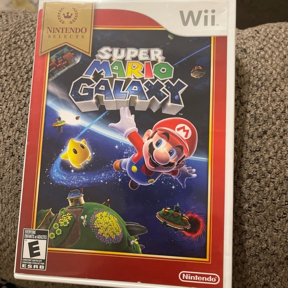 Nintendo Super Mario Galaxy Wii - Red, Blue, Yellow